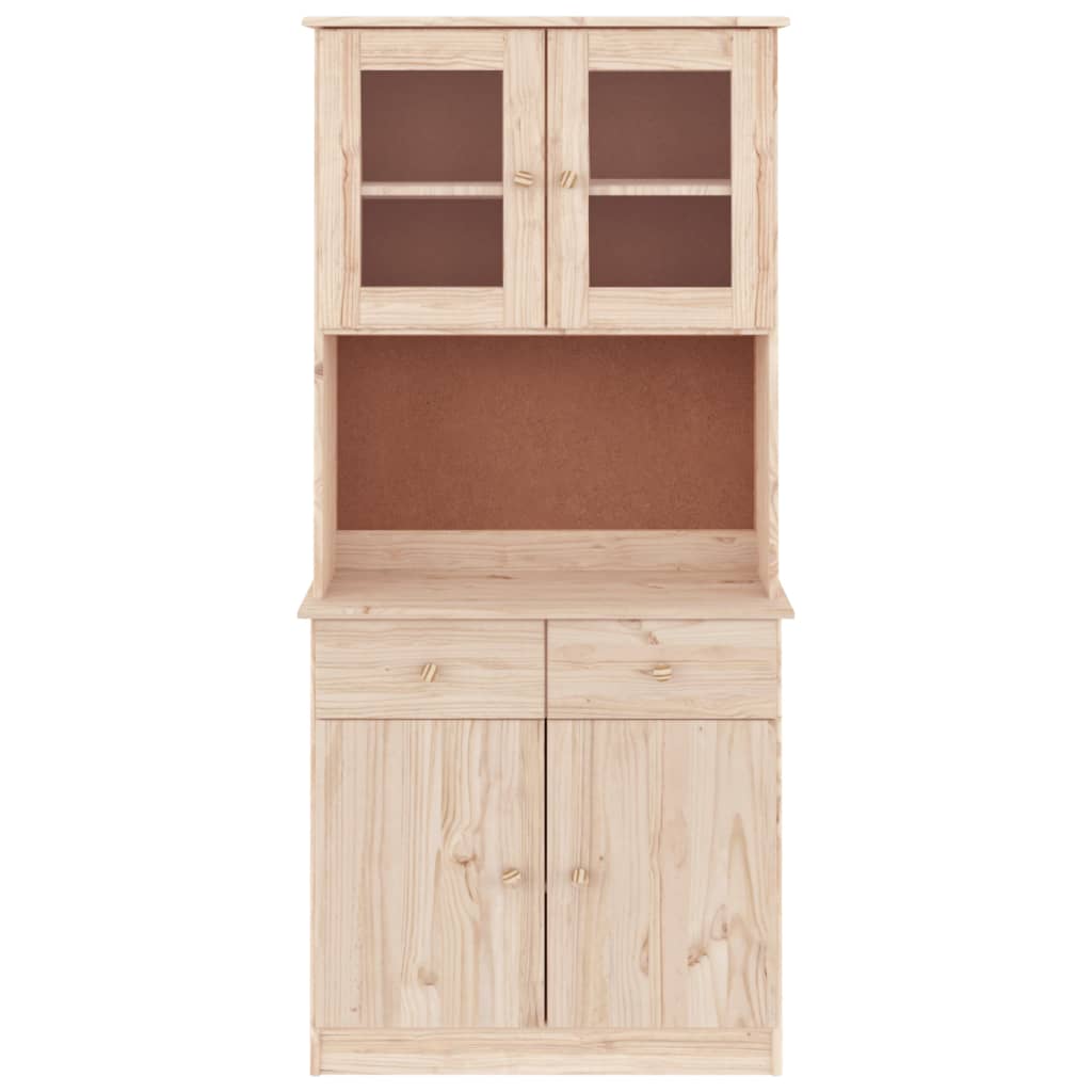Buffet ALTA 77x35x165 cm bois massif de pin - XIOS