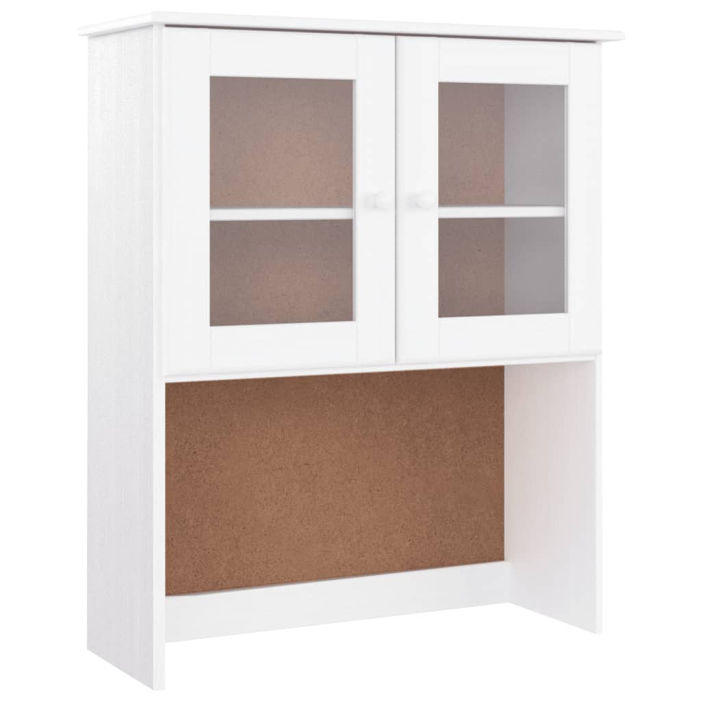 Buffet ALTA blanc 77x35x165 cm bois massif de pin - XIOS