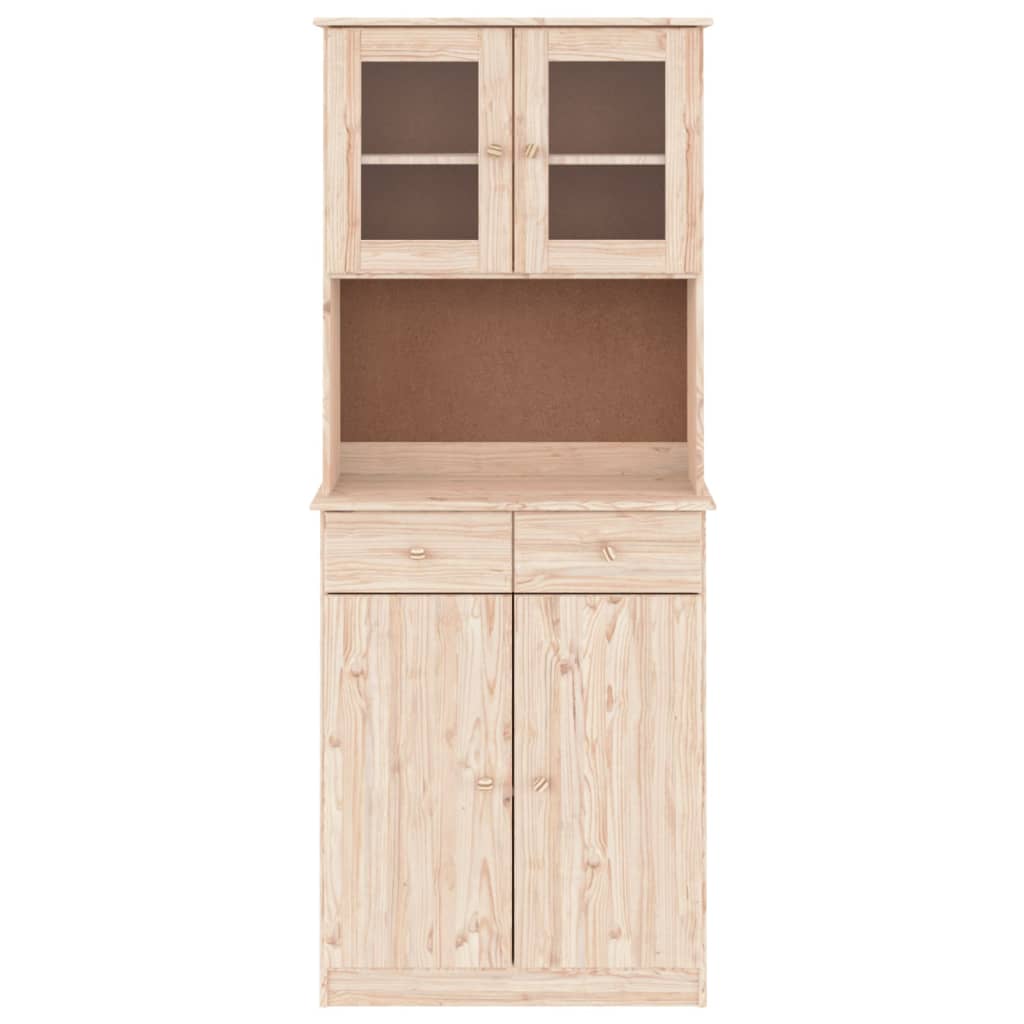 Buffet ALTA 77x35x188 cm bois massif de pin - XIOS