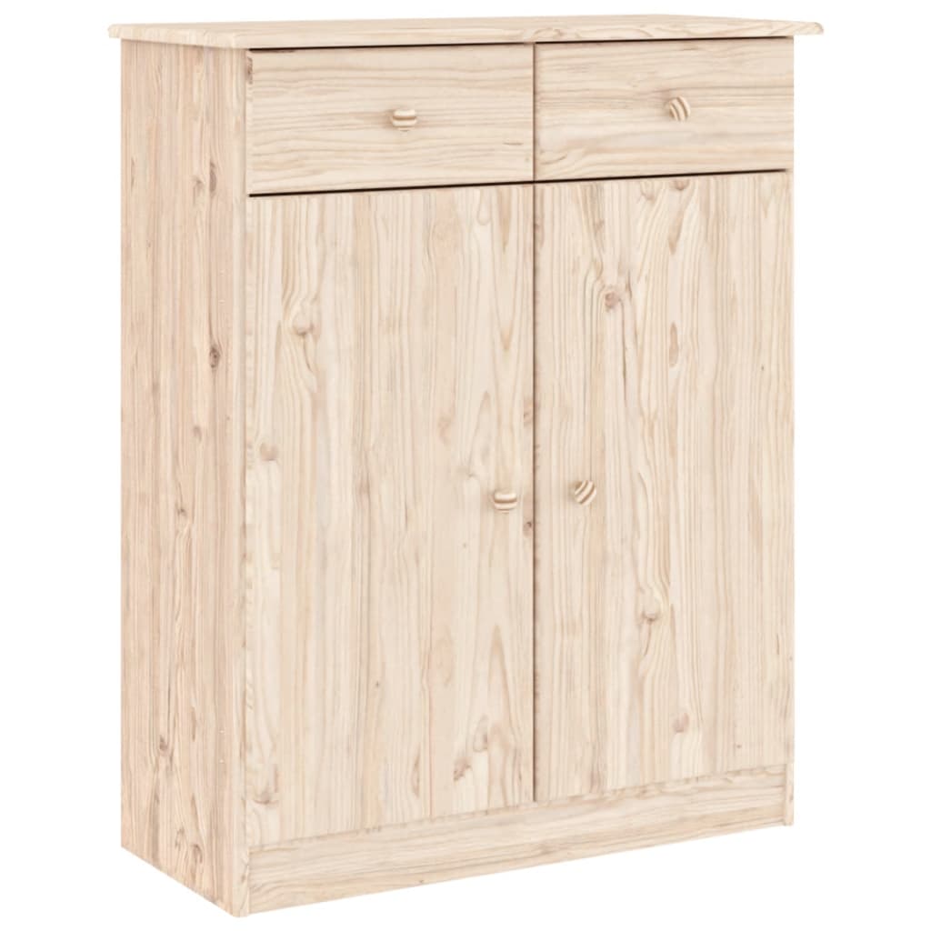 Buffet ALTA 77x35x188 cm bois massif de pin - XIOS