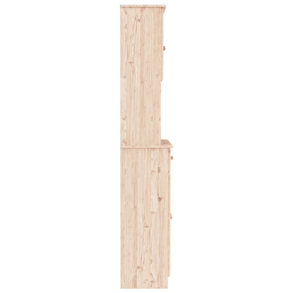 Buffet ALTA 77x35x188 cm bois massif de pin - XIOS