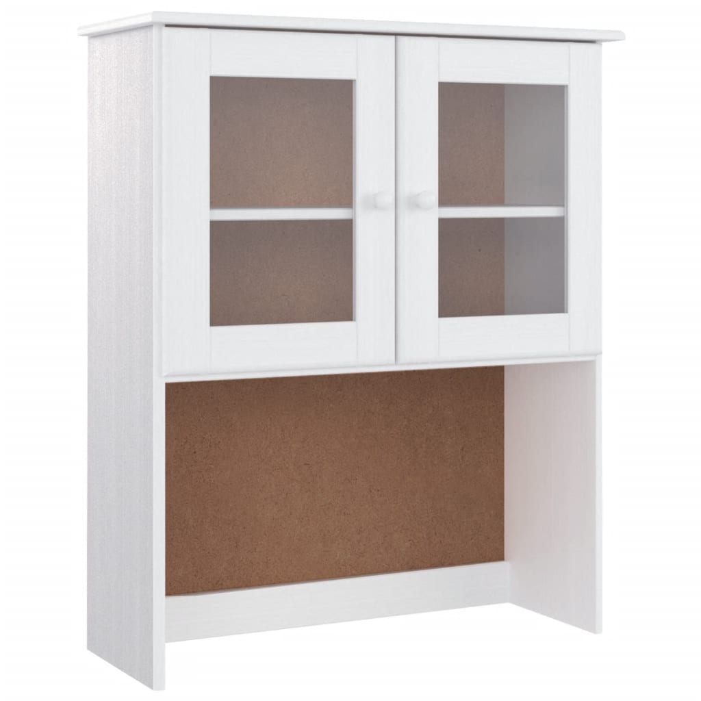 Buffet ALTA blanc 77x35x188 cm bois massif de pin - XIOS