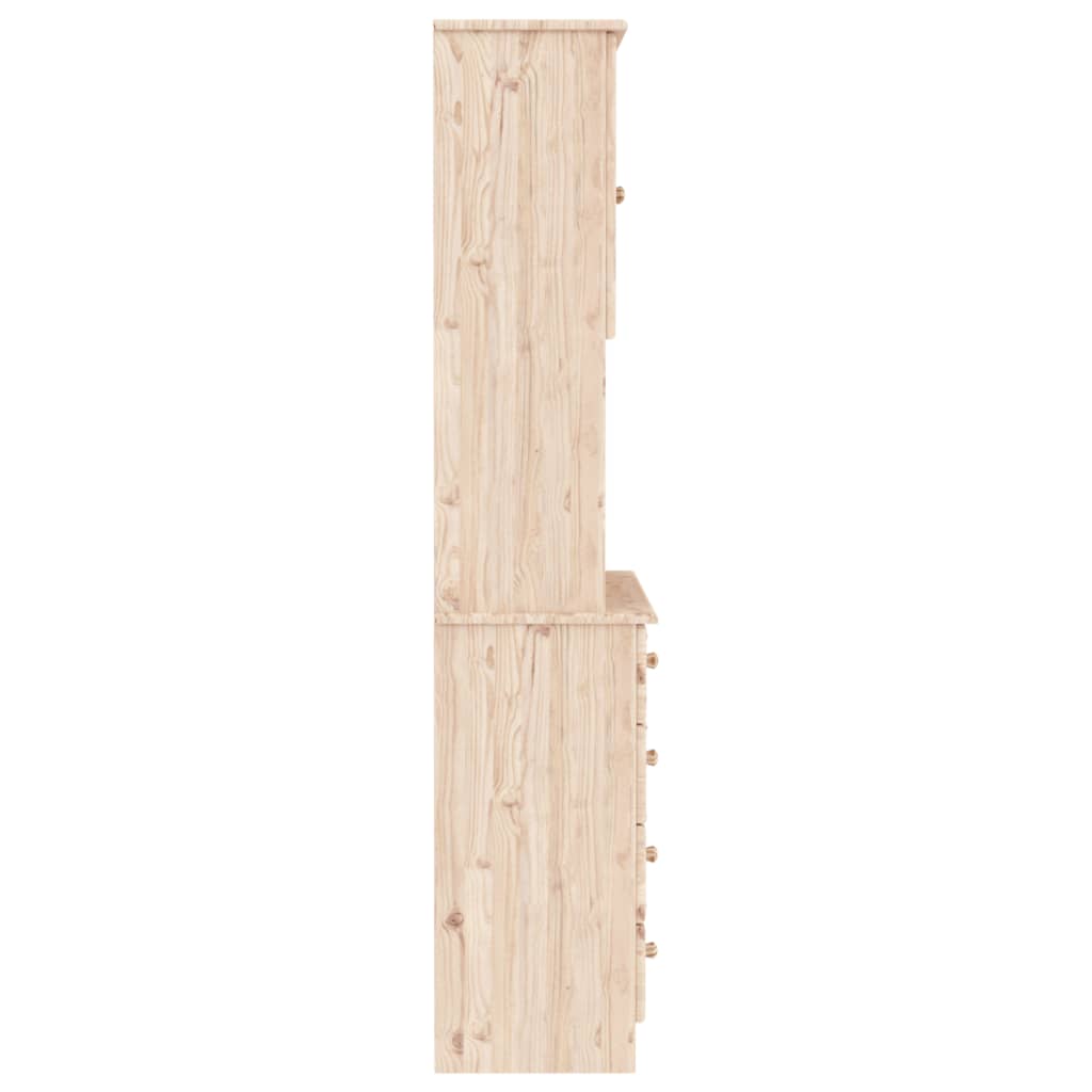 Buffet ALTA 77x35x165 cm bois massif de pin - XIOS