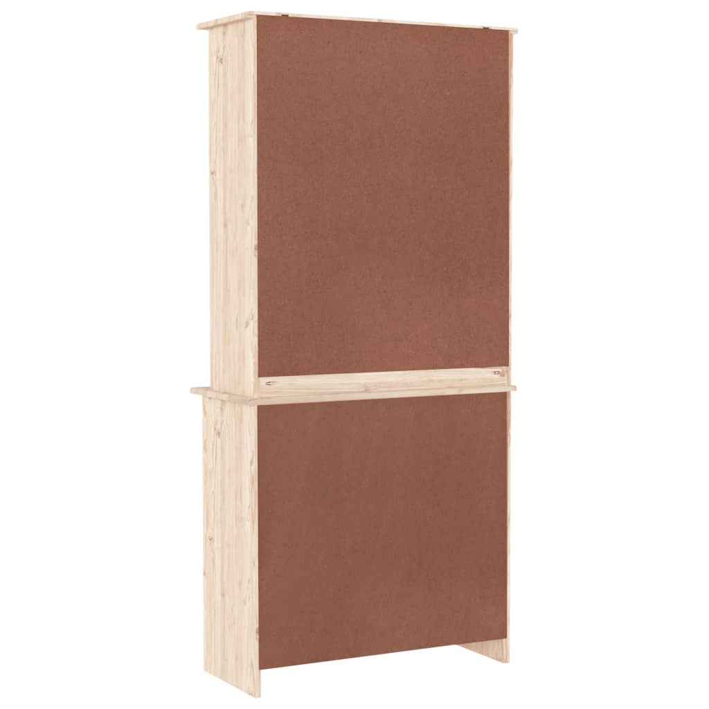 Buffet ALTA 77x35x165 cm bois massif de pin - XIOS