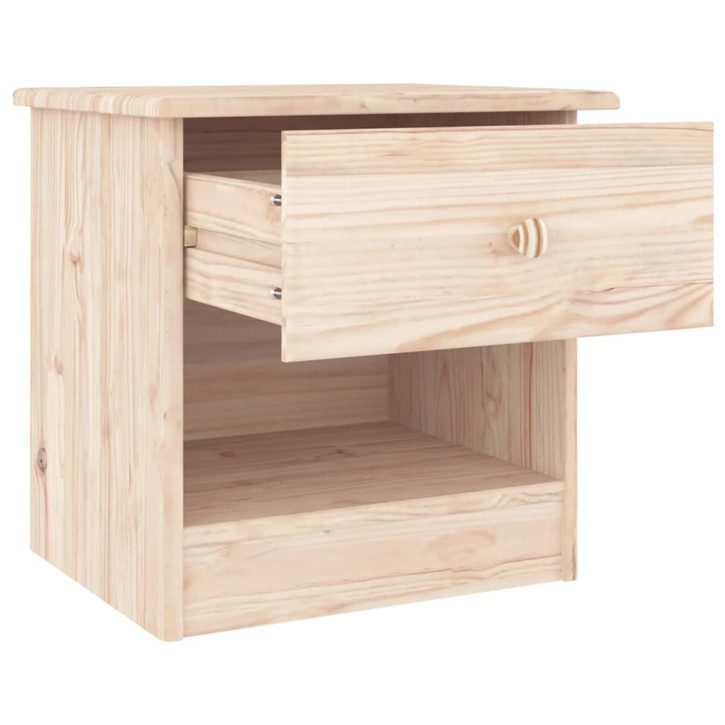 Table de chevet ALTA 41x35x41 cm bois de pin massif - XIOS