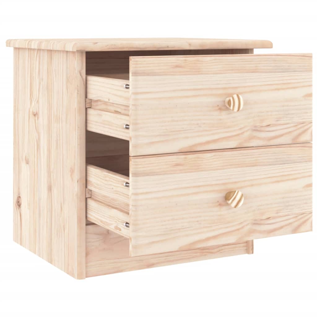 Table de chevet ALTA 41x35x41 cm bois de pin massif - XIOS