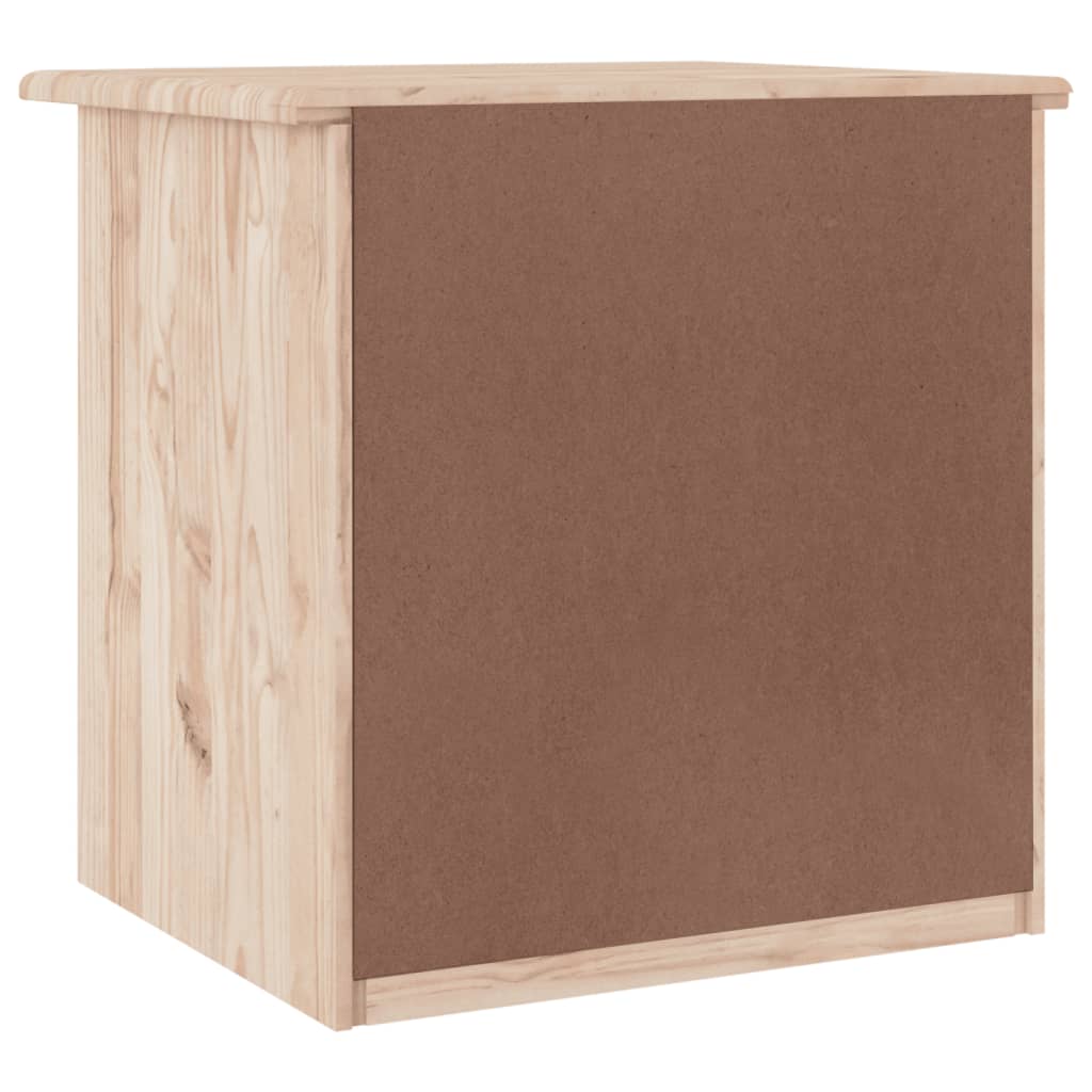 Table de chevet ALTA 41x35x41 cm bois de pin massif - XIOS