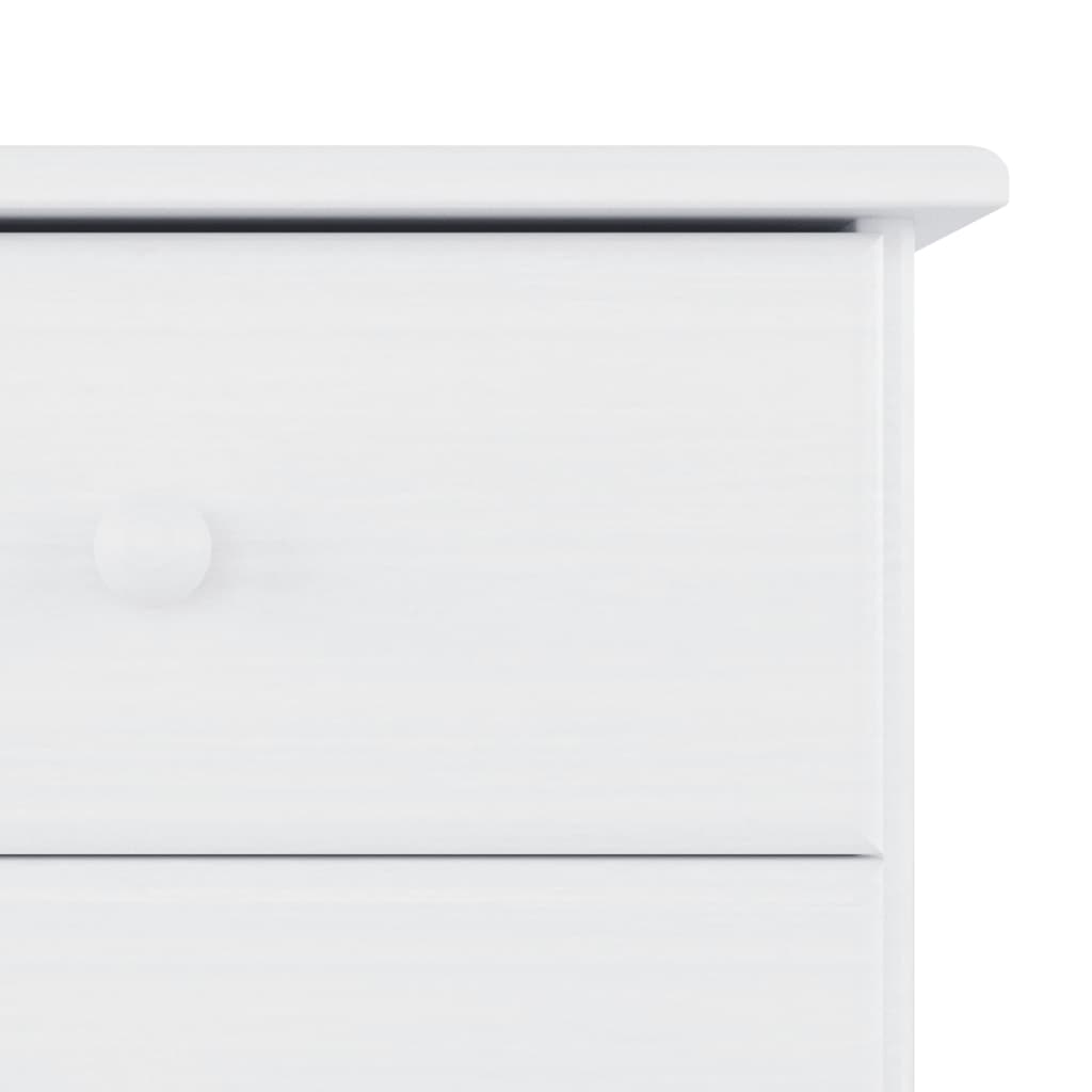 Table de chevet ALTA blanc 41x35x55,5 cm bois de pin massif - XIOS
