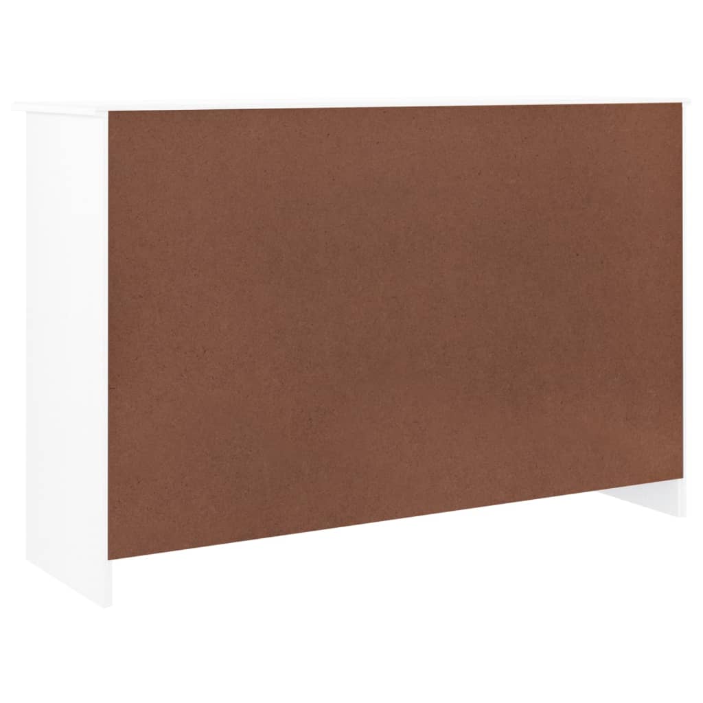 Commode ALTA blanc 112x35x73 cm bois massif de pin - XIOS