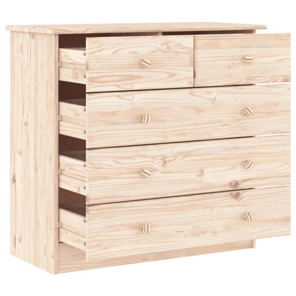 Commode ALTA 77x35x73 cm bois massif de pin - XIOS