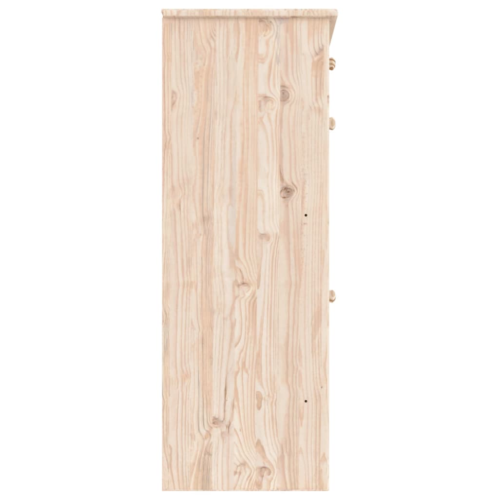 Armoire à chaussures ALTA 77x35x96 cm bois massif de pin - XIOS