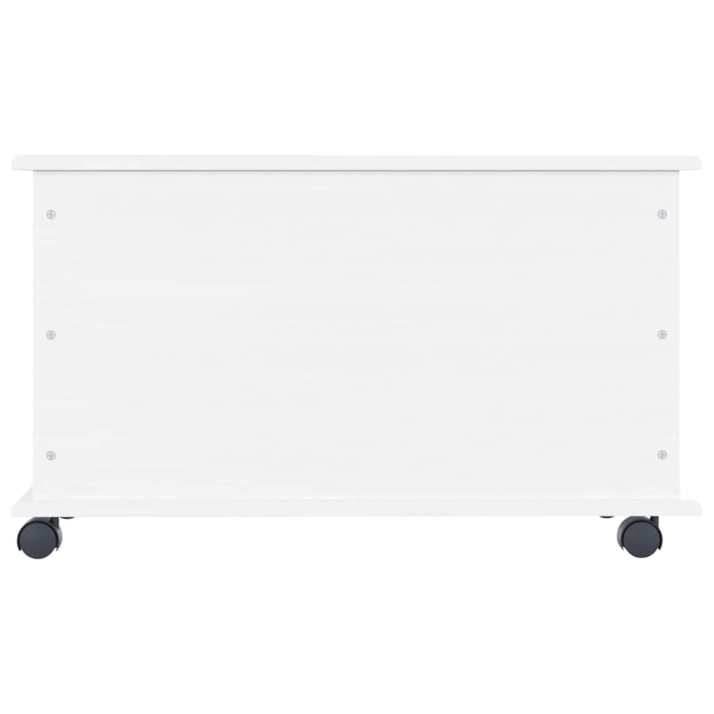 Coffre de rangement et roulettes ALTA blanc 73x39,5x43 cm - XIOS