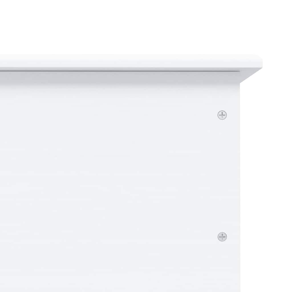 Coffre de rangement et roulettes ALTA blanc 73x39,5x43 cm - XIOS