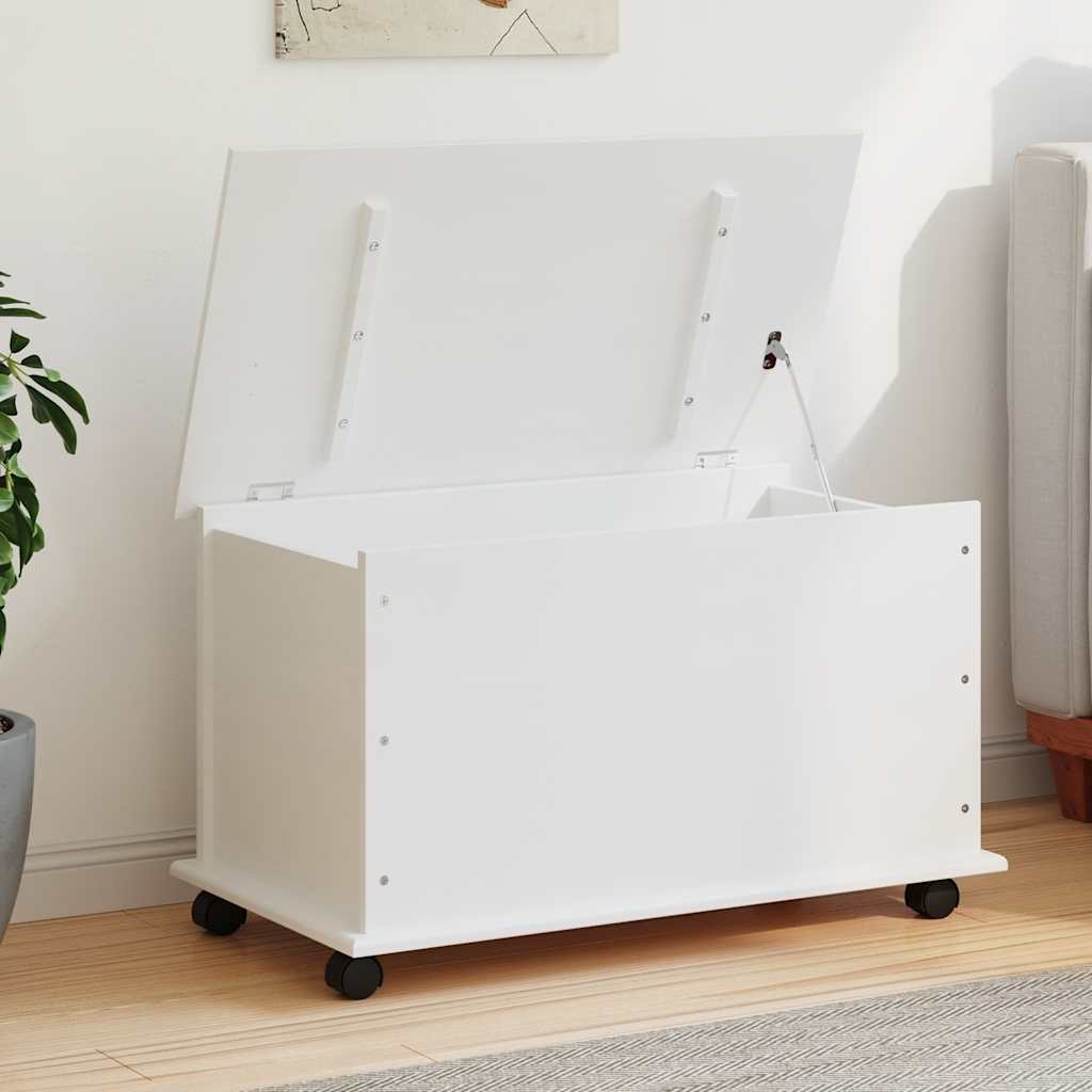 Coffre de rangement et roulettes ALTA blanc 73x39,5x43 cm - XIOS