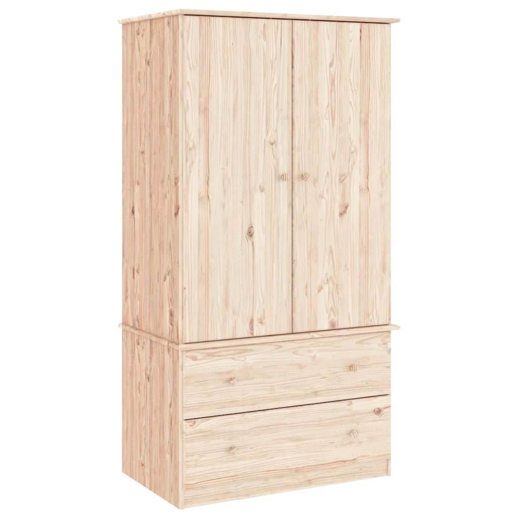 Garde-robe ALTA 90x55x170 cm bois massif de pin - XIOS