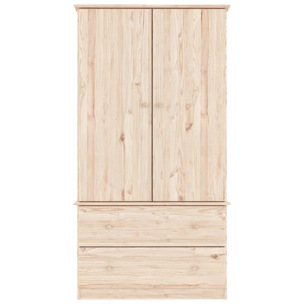 Garde-robe ALTA 90x55x170 cm bois massif de pin - XIOS