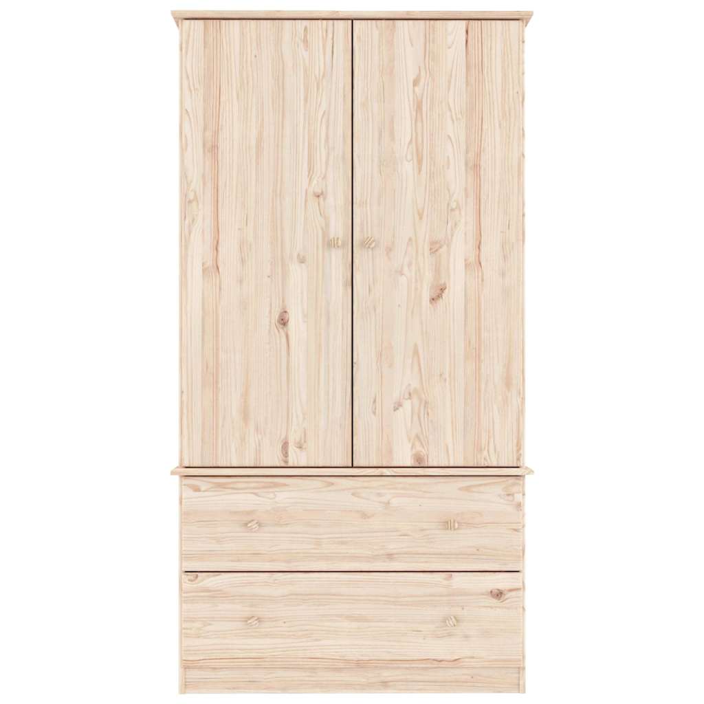 Garde-robe ALTA 90x55x170 cm bois massif de pin - XIOS