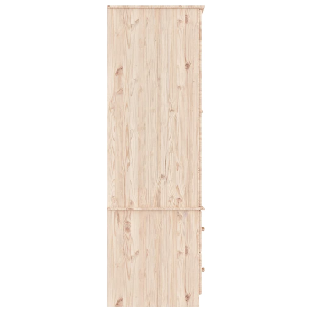 Garde-robe ALTA 90x55x170 cm bois massif de pin - XIOS