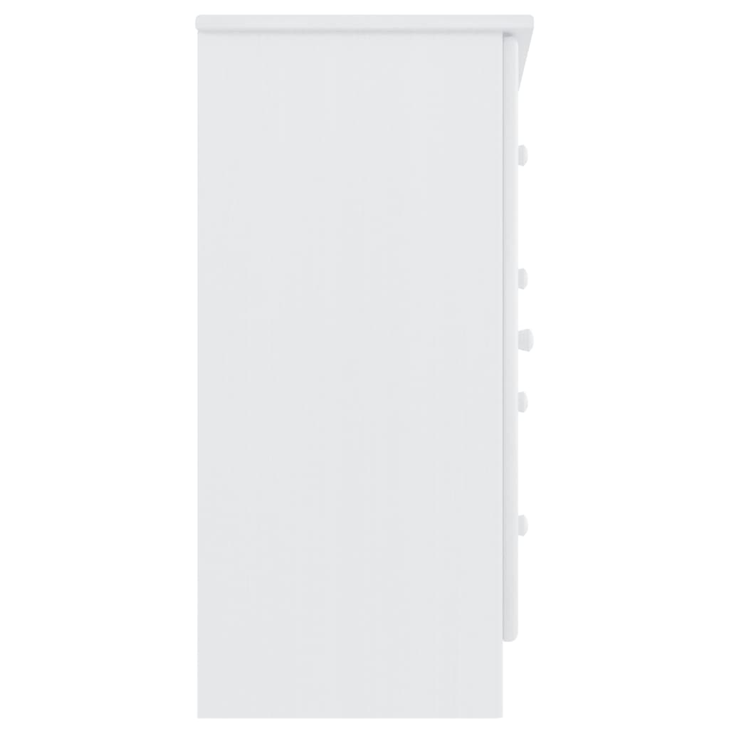 Buffet ALTA blanc 77x35x73 cm bois massif de pin - XIOS