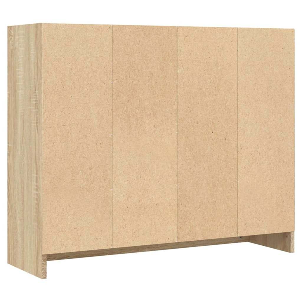 Buffet chêne sonoma 91x28x75 cm bois d'ingénierie - XIOS