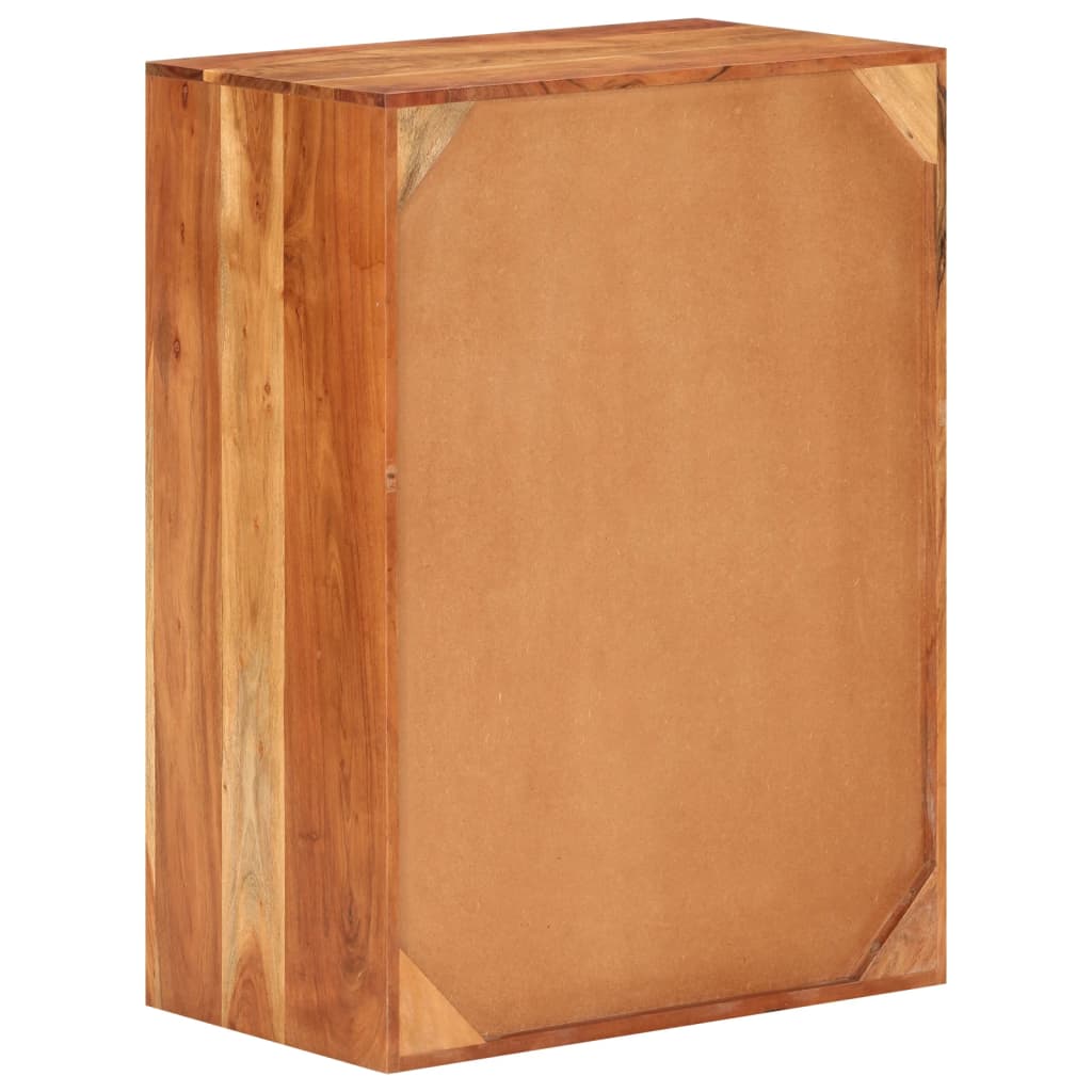 Buffet 55x33x75 cm bois massif d'acacia - XIOS