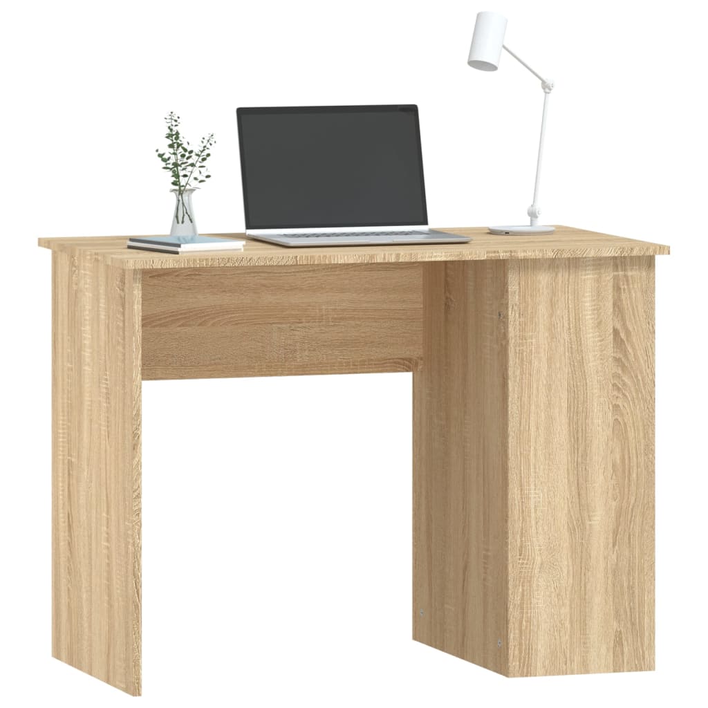 Bureau chêne sonoma 100x55x75 cm bois d'ingénierie - XIOS