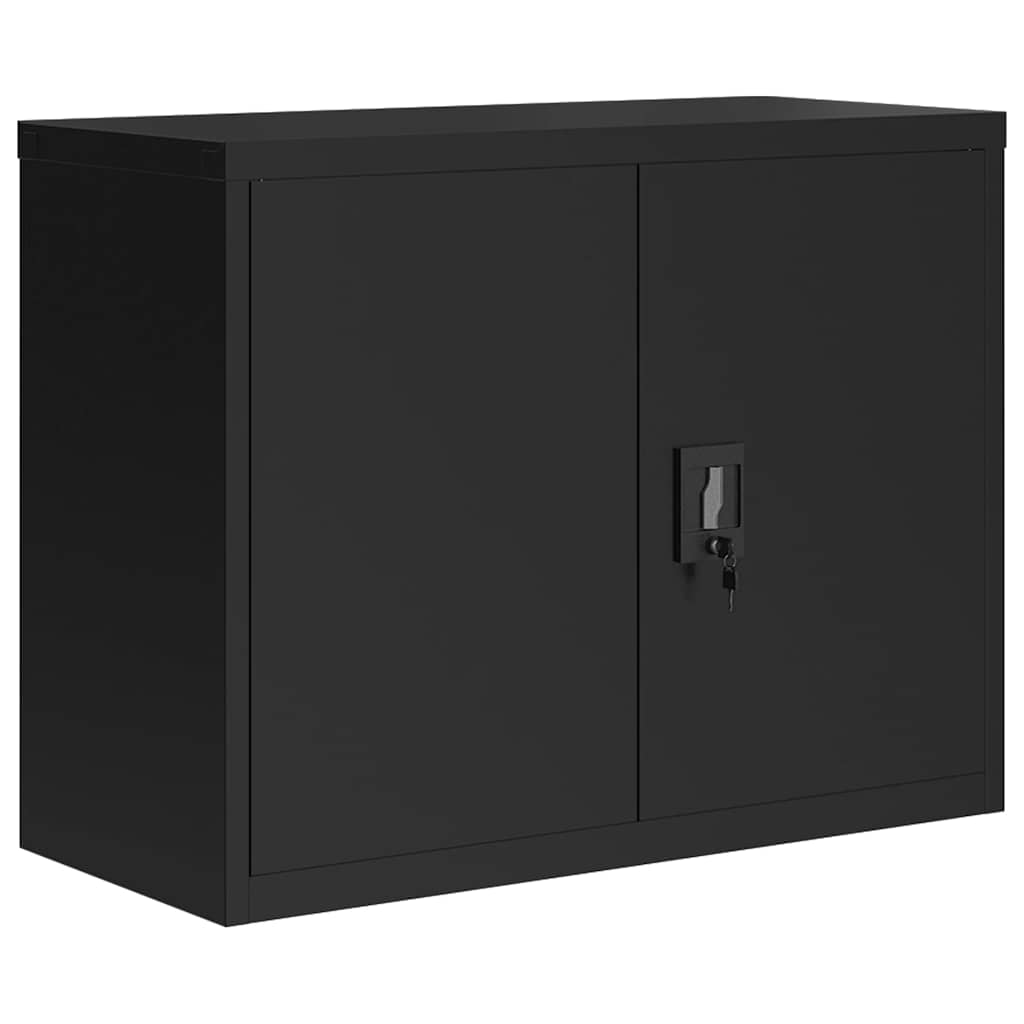 Classeur noir 90x40x70 cm acier