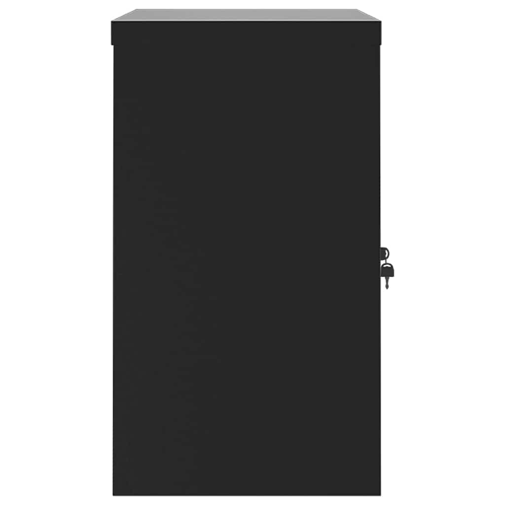 Classeur noir 90x40x70 cm acier