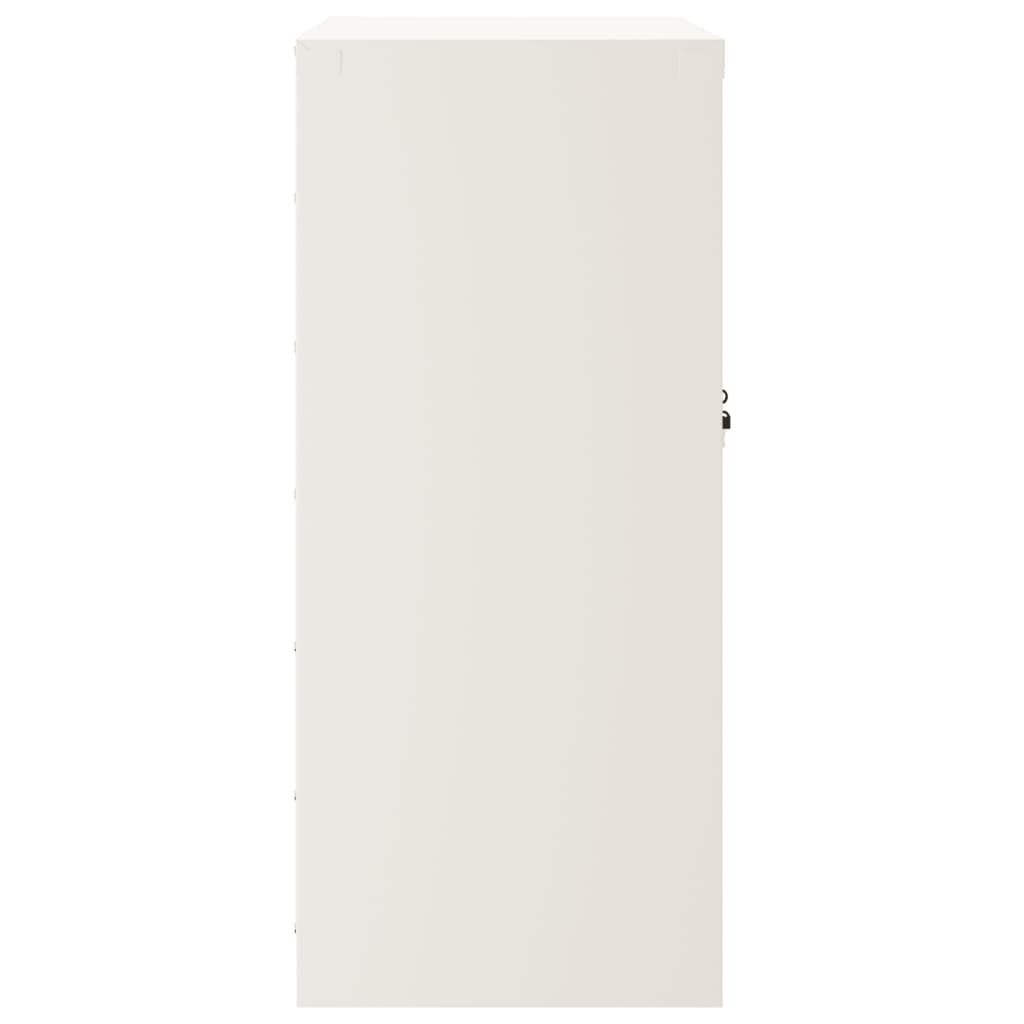 Classeur blanc 79x40x90 cm acier - XIOS