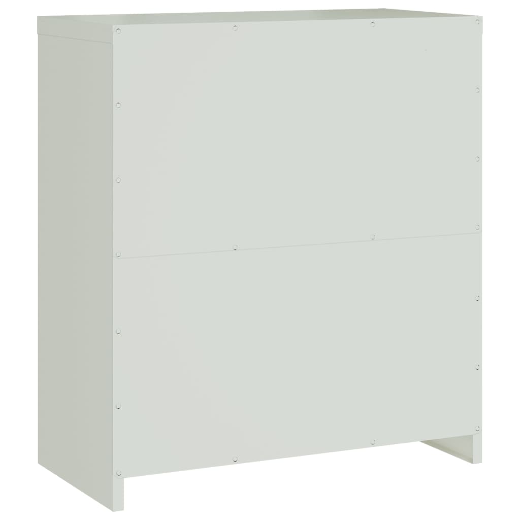 Classeur gris clair 79x40x90 cm acier - XIOS
