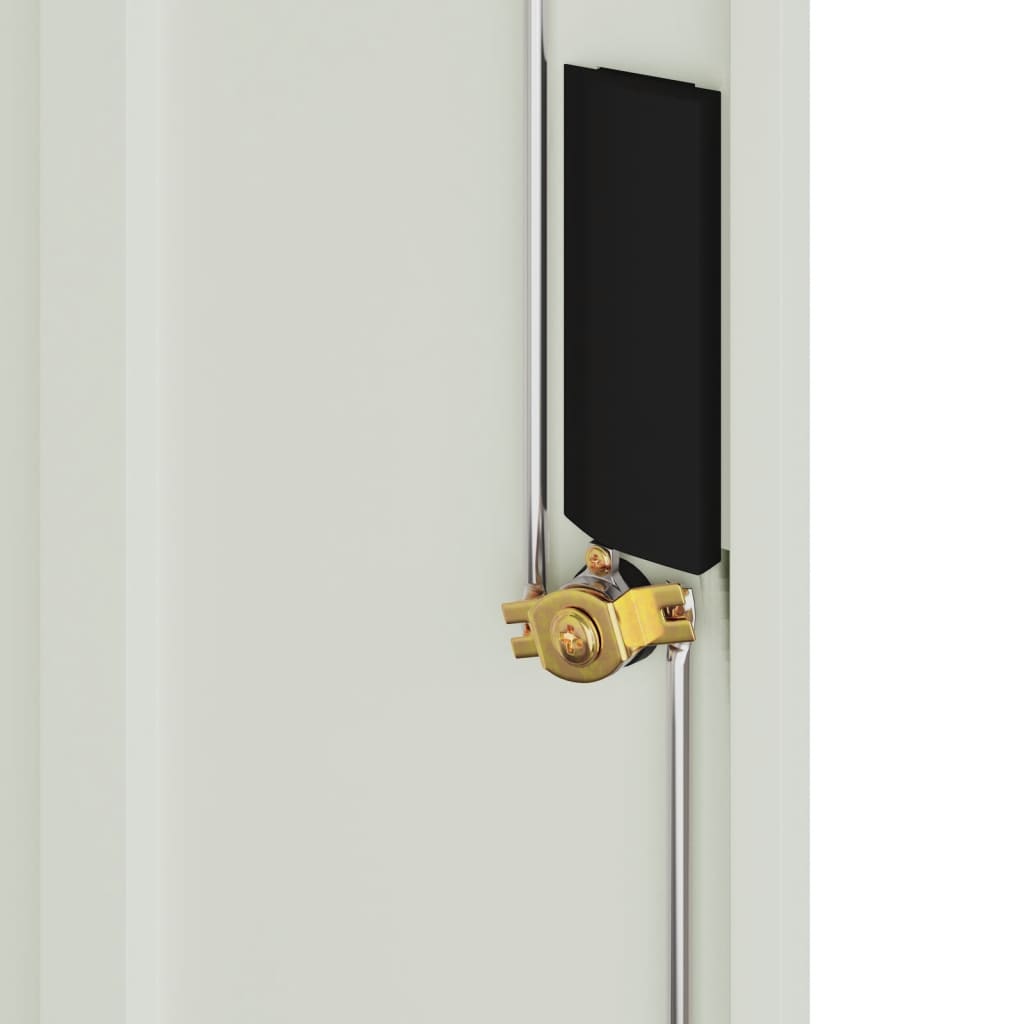 Classeur gris clair 79x40x90 cm acier - XIOS