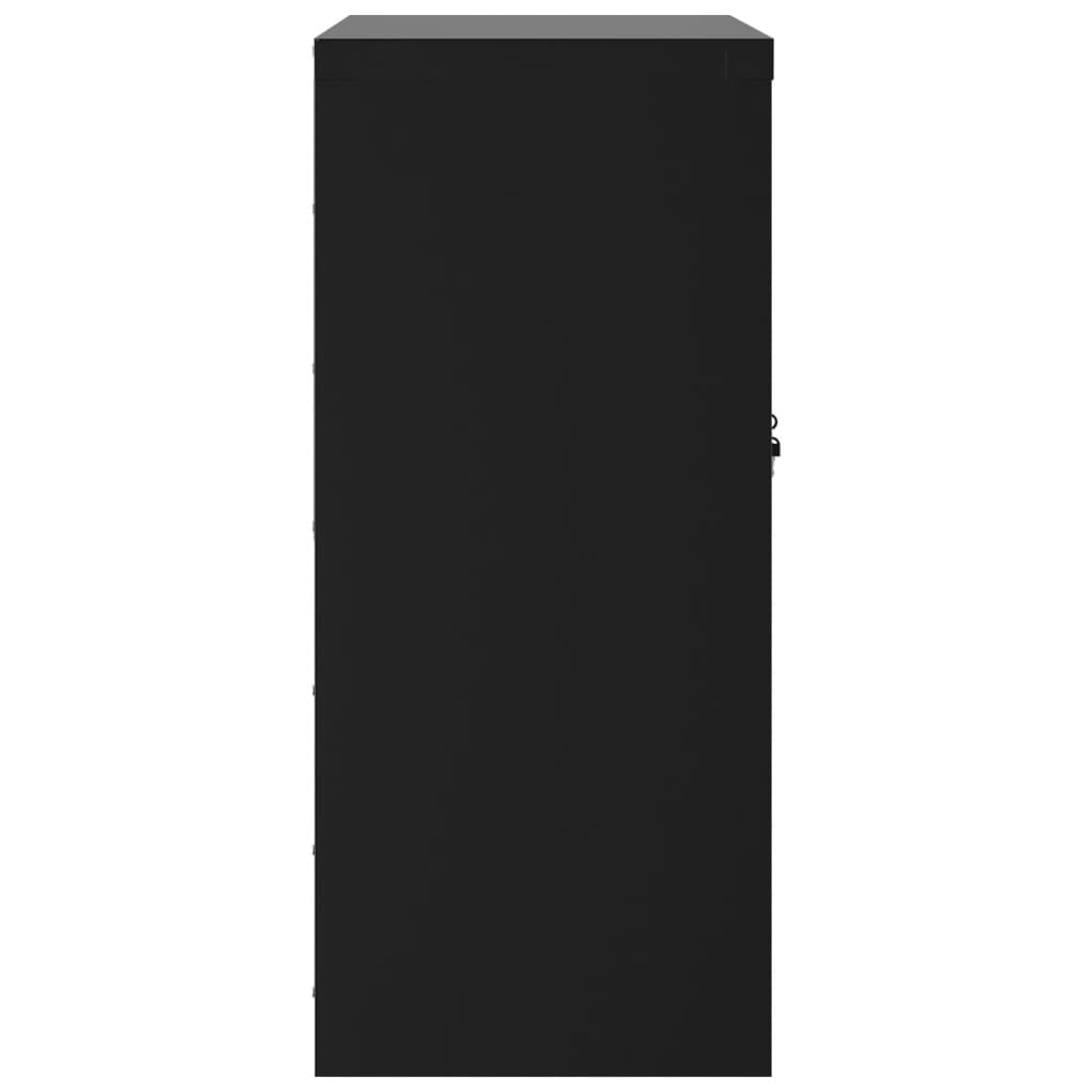 Classeur noir 79x40x90 cm acier - XIOS