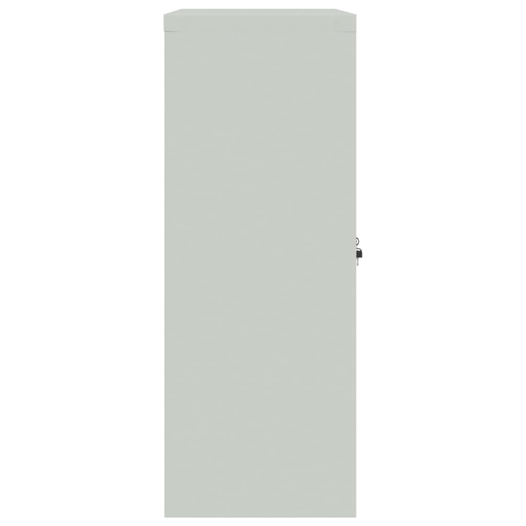 Classeur gris clair 90x40x105 cm acier - XIOS