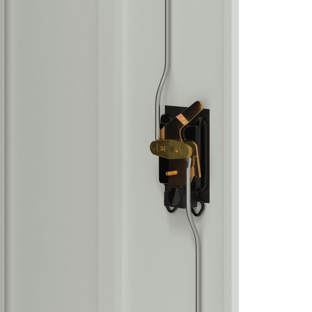 Classeur gris clair 90x40x105 cm acier - XIOS