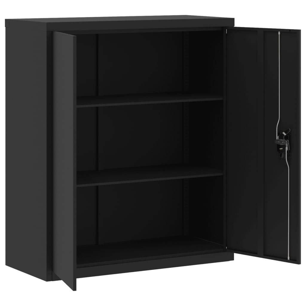 Classeur noir 90x40x105 cm acier