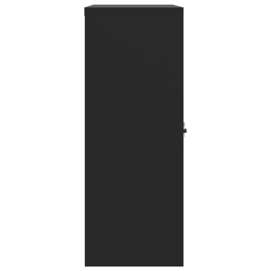 Classeur noir 90x40x105 cm acier