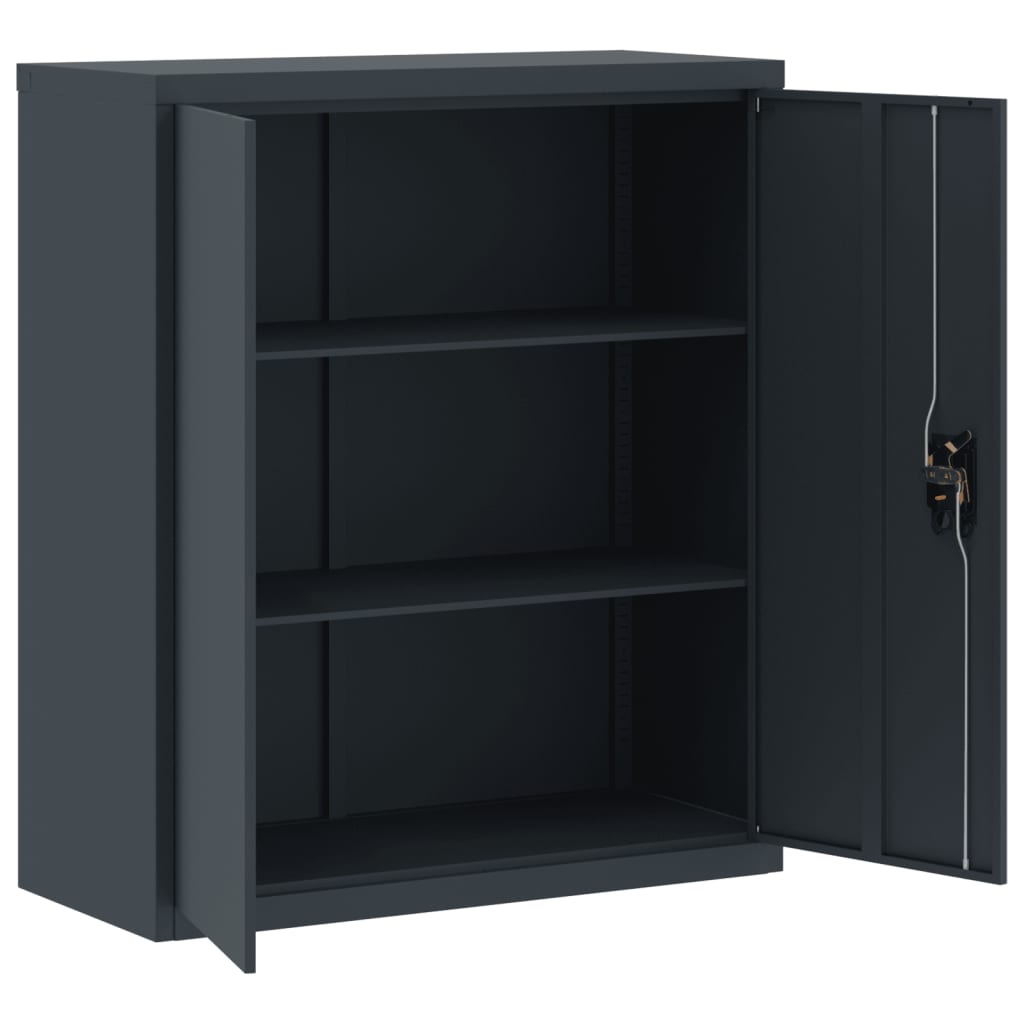 Classeur anthracite 90x40x105 cm acier - XIOS