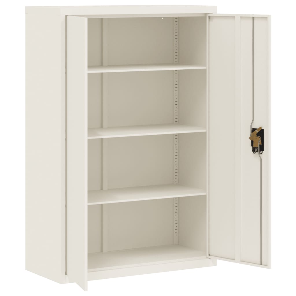Classeur blanc 90x40x140 cm acier - XIOS