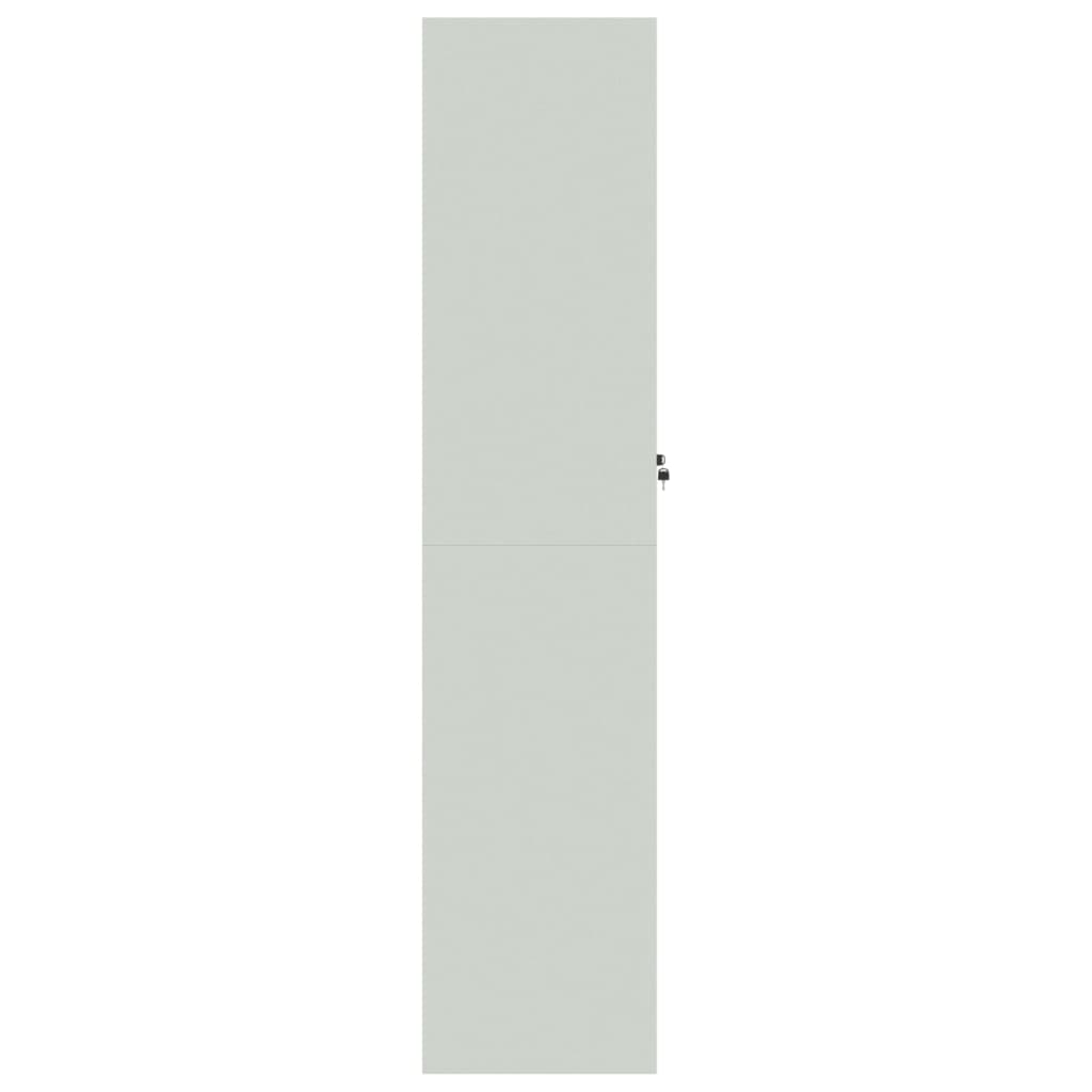Classeur gris clair 90x40x180 cm acier - XIOS