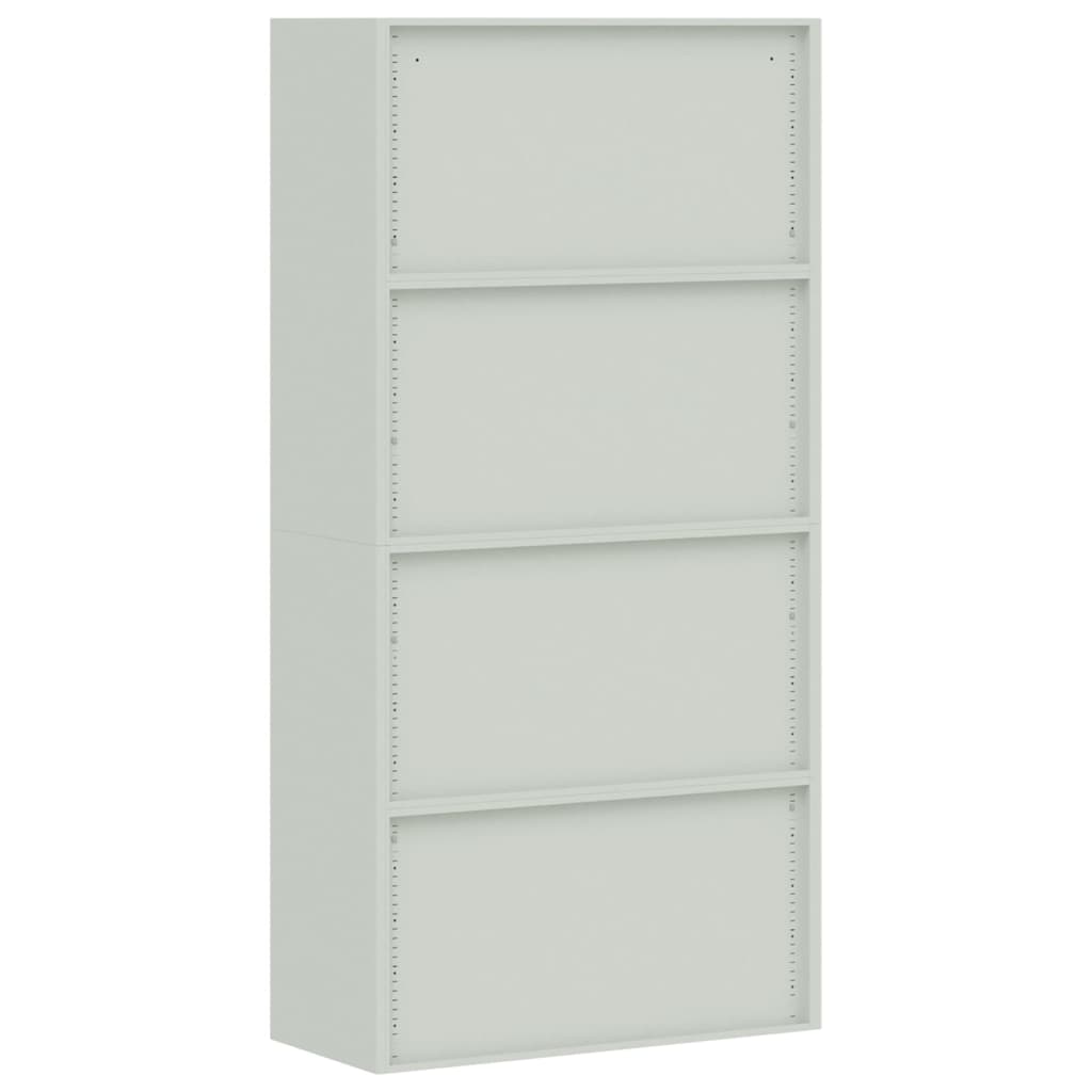Classeur gris clair 90x40x180 cm acier - XIOS