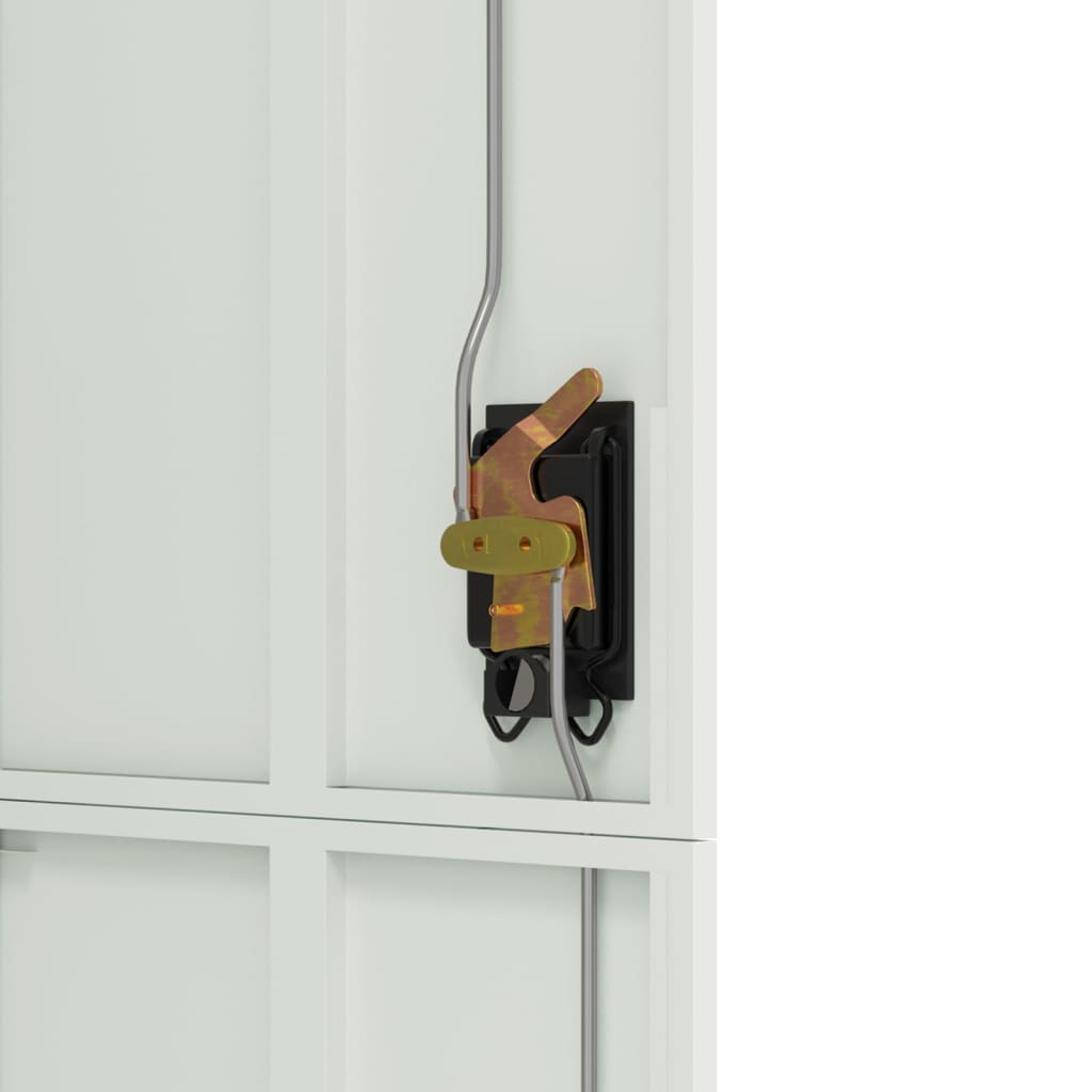 Classeur gris clair 90x40x180 cm acier - XIOS