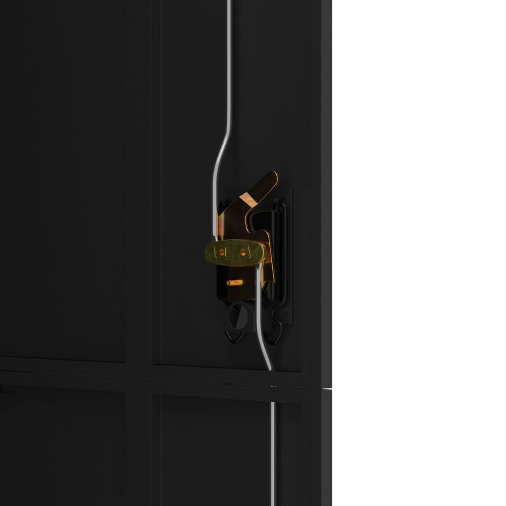 Classeur noir 90x40x180 cm acier - XIOS