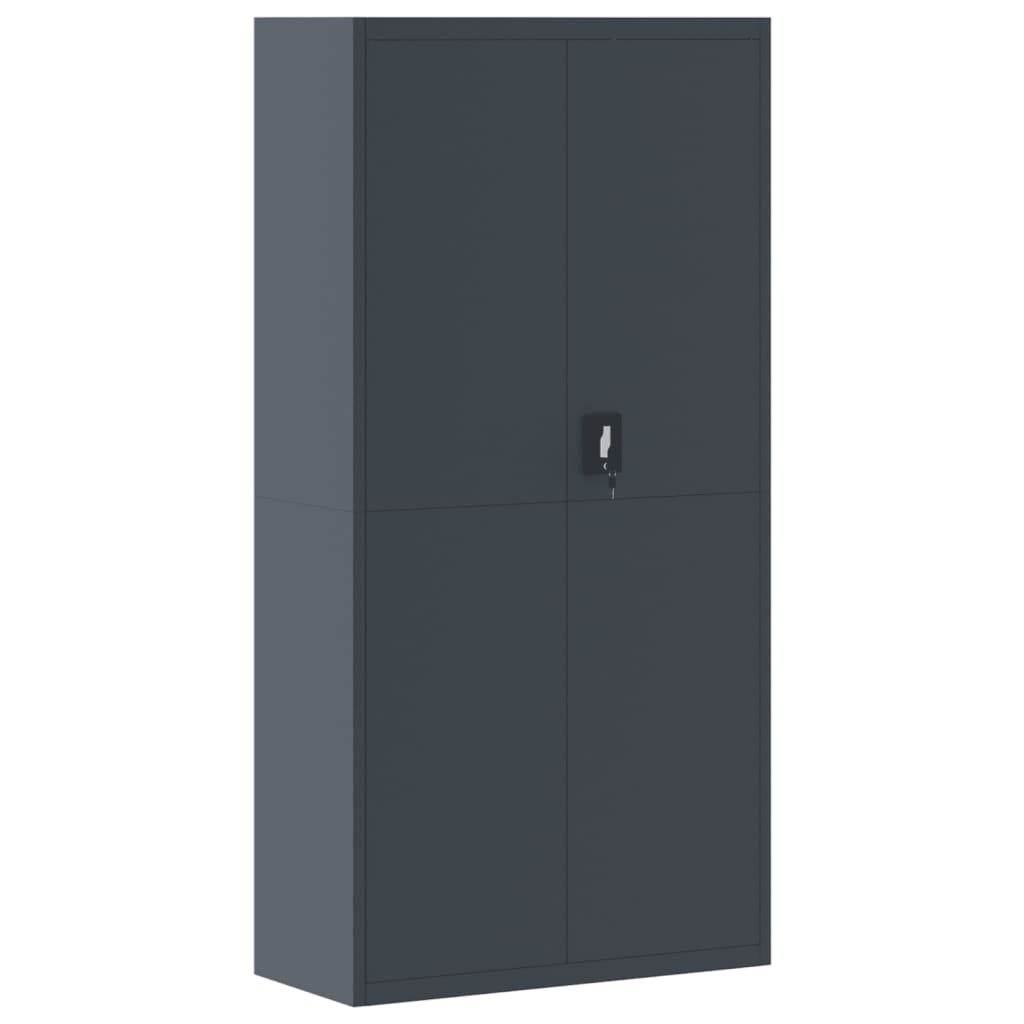 Classeur anthracite 90x40x180 cm Acier