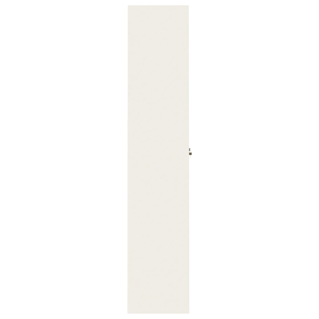 Classeur blanc 90x40x200 cm acier