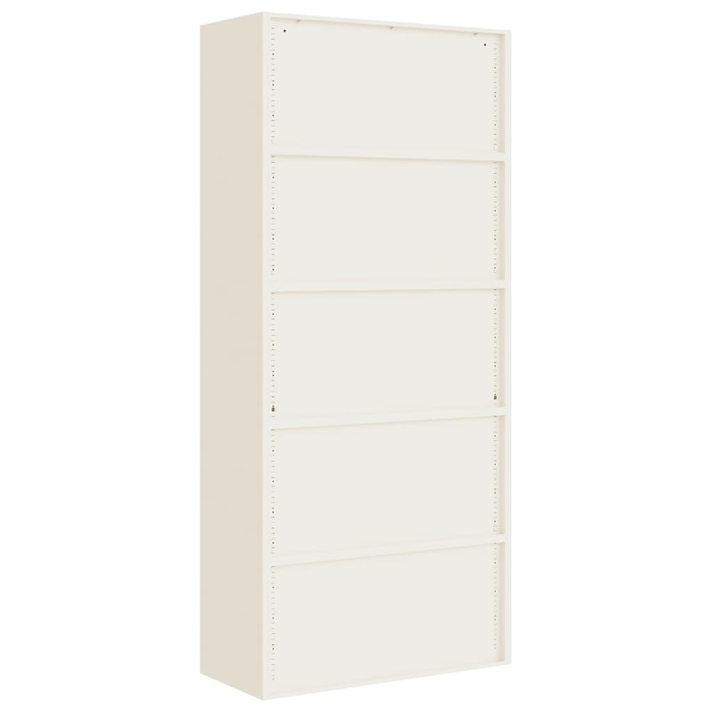 Classeur blanc 90x40x200 cm acier