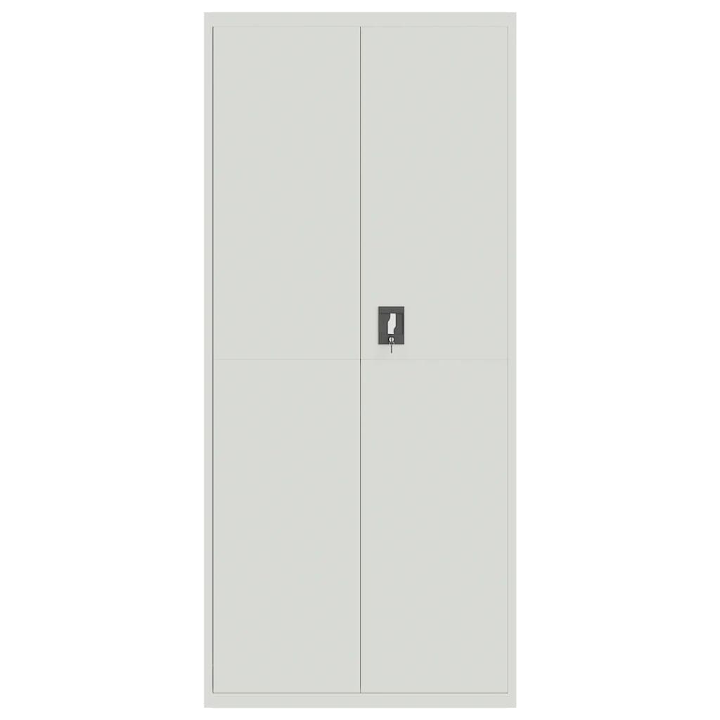 Classeur gris clair 90x40x200 cm acier - XIOS