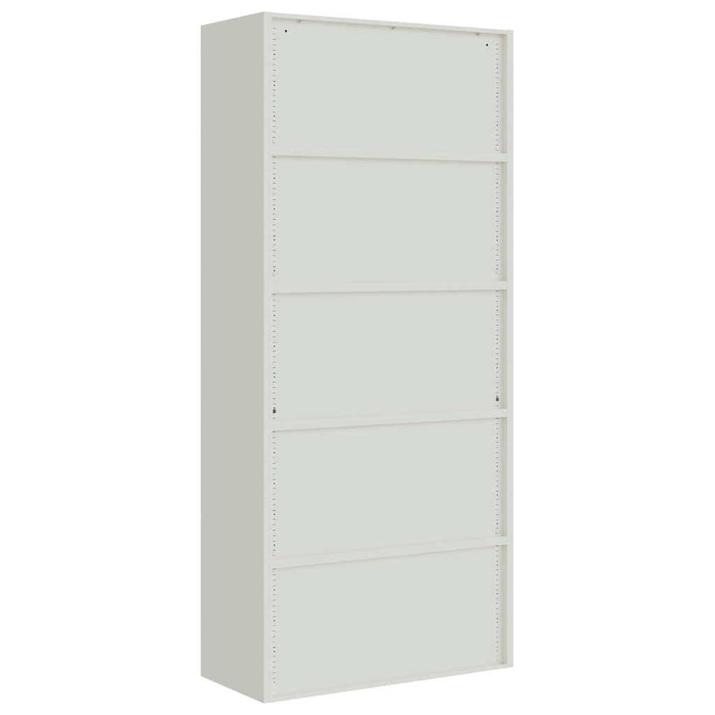 Classeur gris clair 90x40x200 cm acier - XIOS
