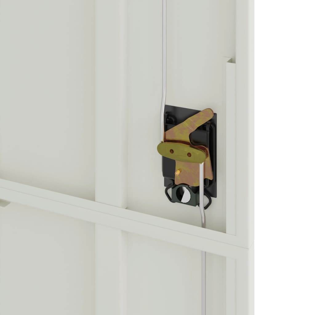 Classeur gris clair 90x40x200 cm acier - XIOS