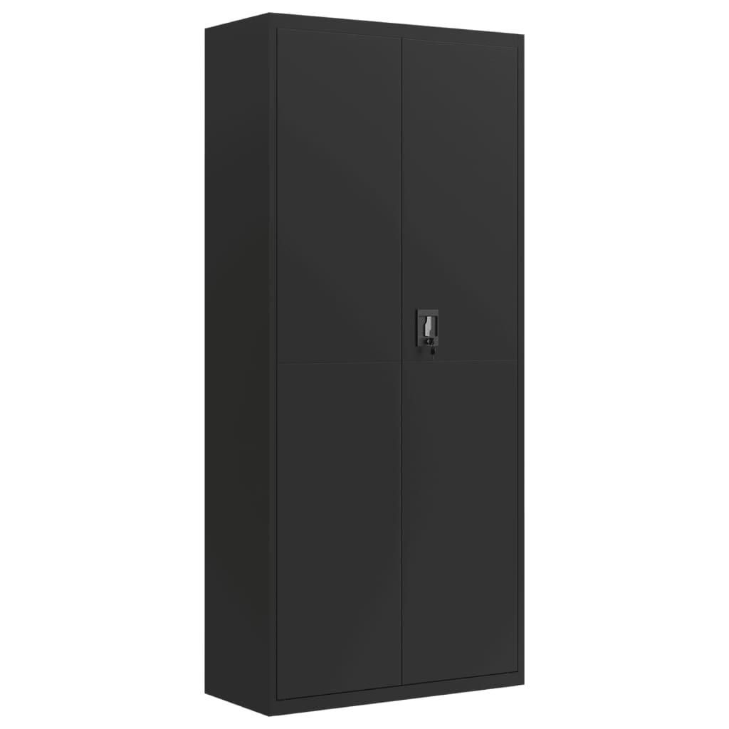 Classeur noir 90x40x200 cm acier - XIOS