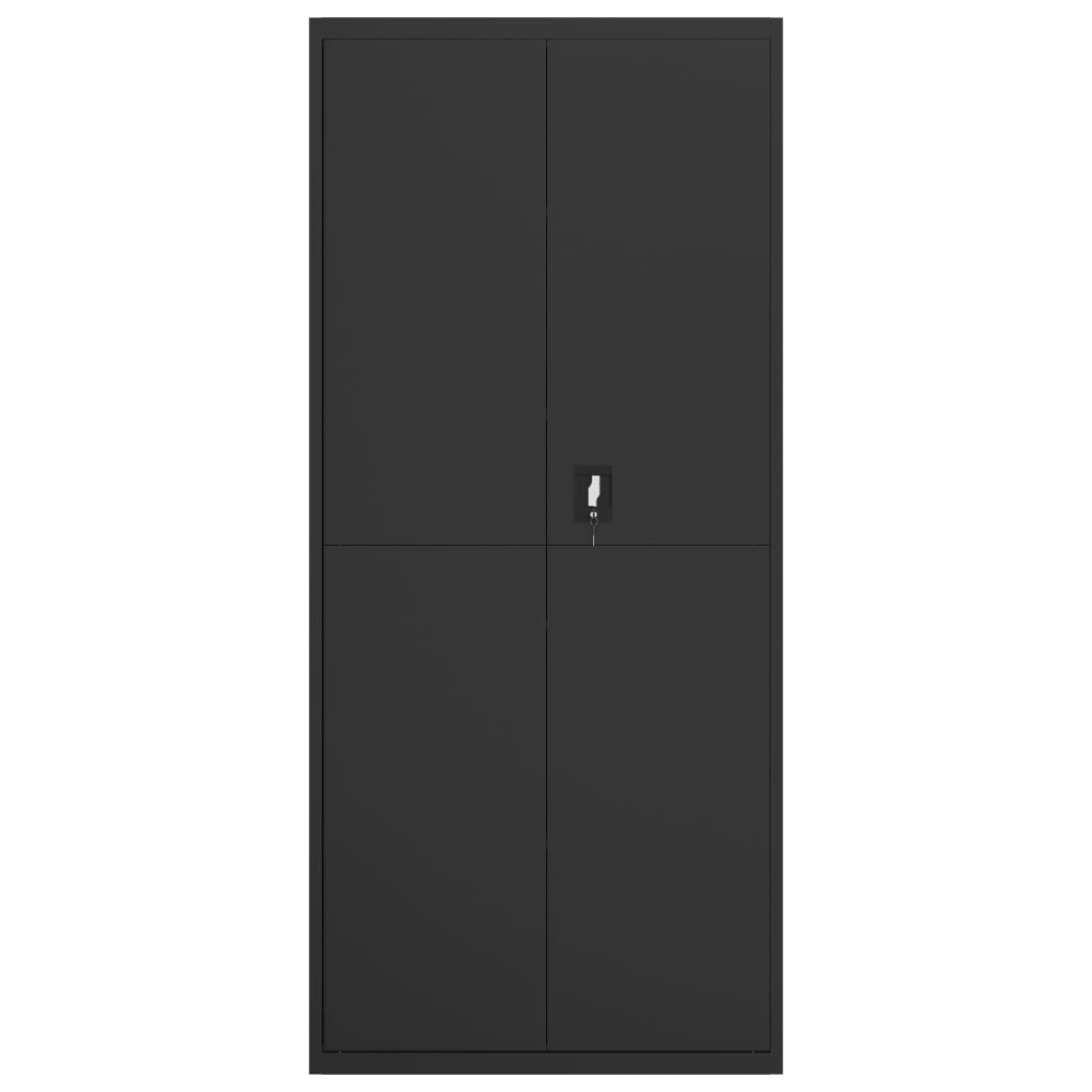 Classeur noir 90x40x200 cm acier - XIOS